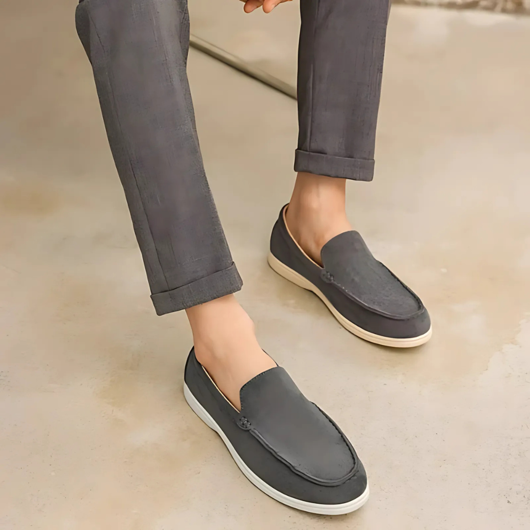 SUEDE LOAFERS