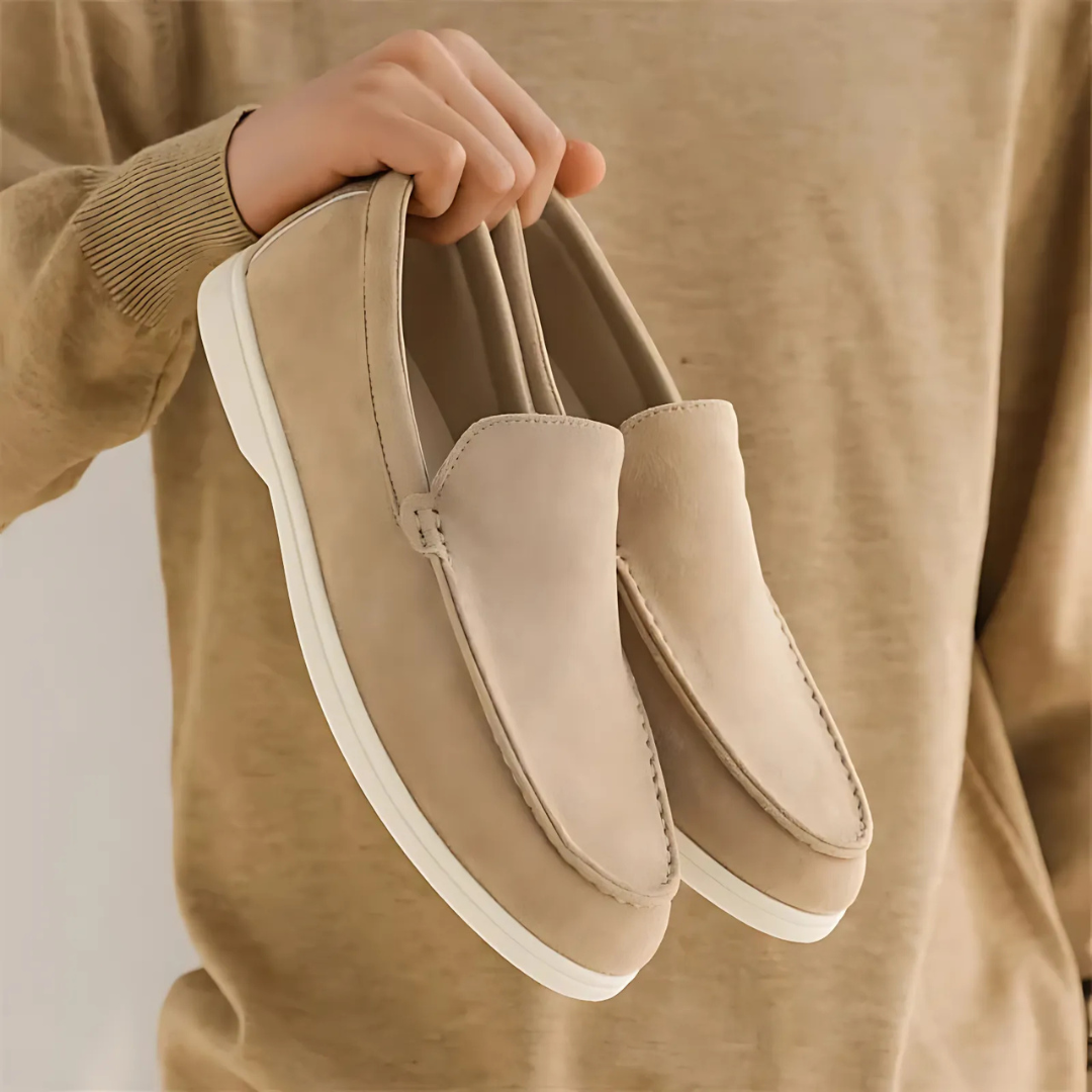 SUEDE LOAFERS