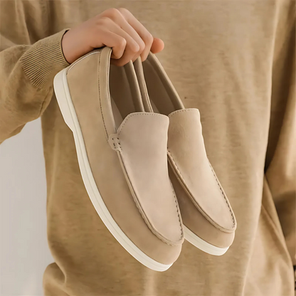 SUEDE LOAFERS