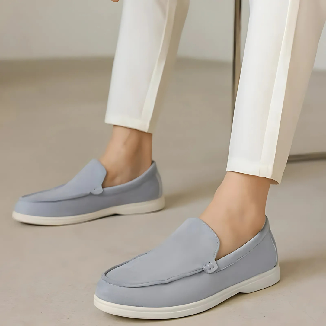 SUEDE LOAFERS