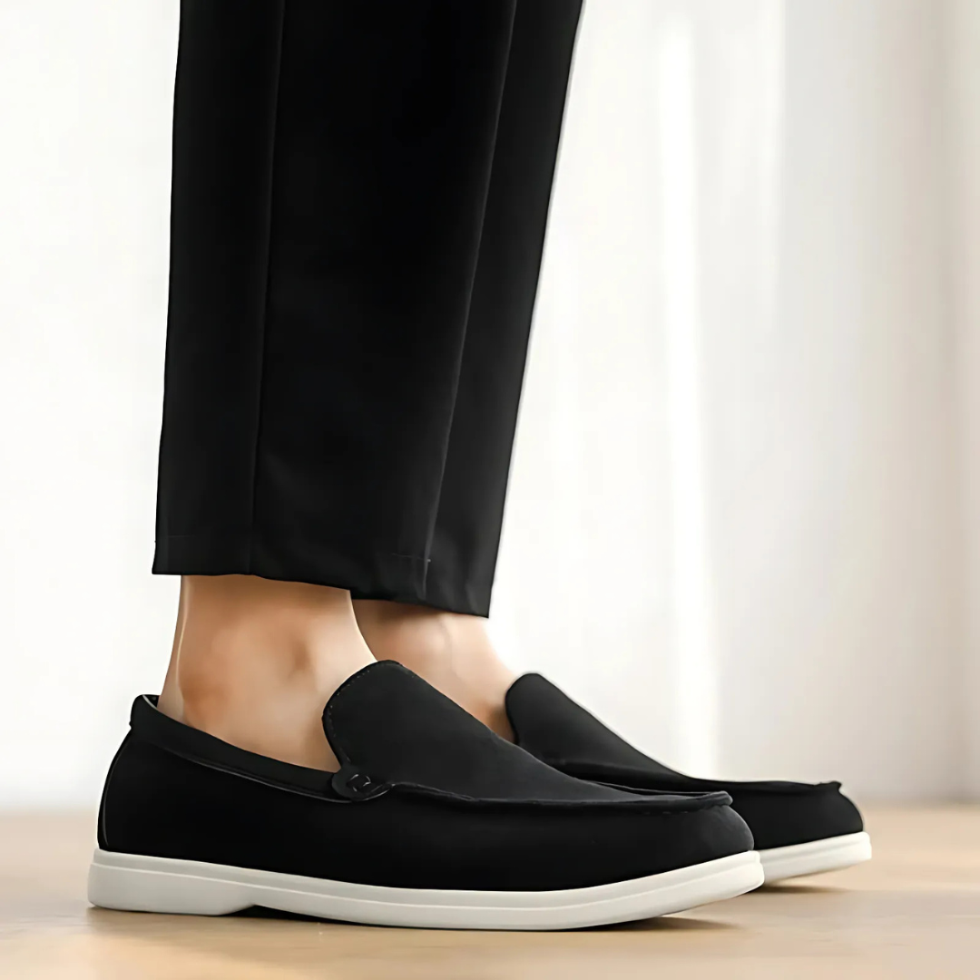 SUEDE LOAFERS