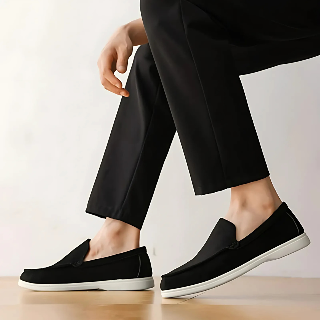 SUEDE LOAFERS