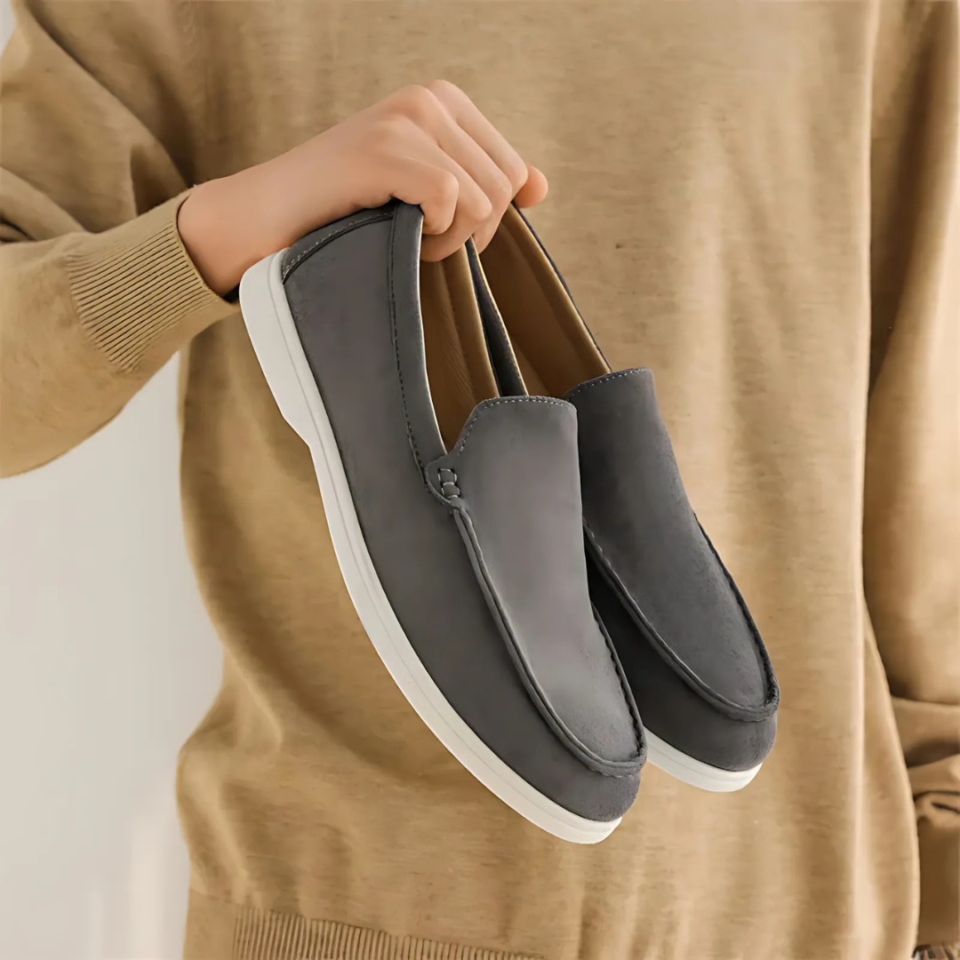 SUEDE LOAFERS