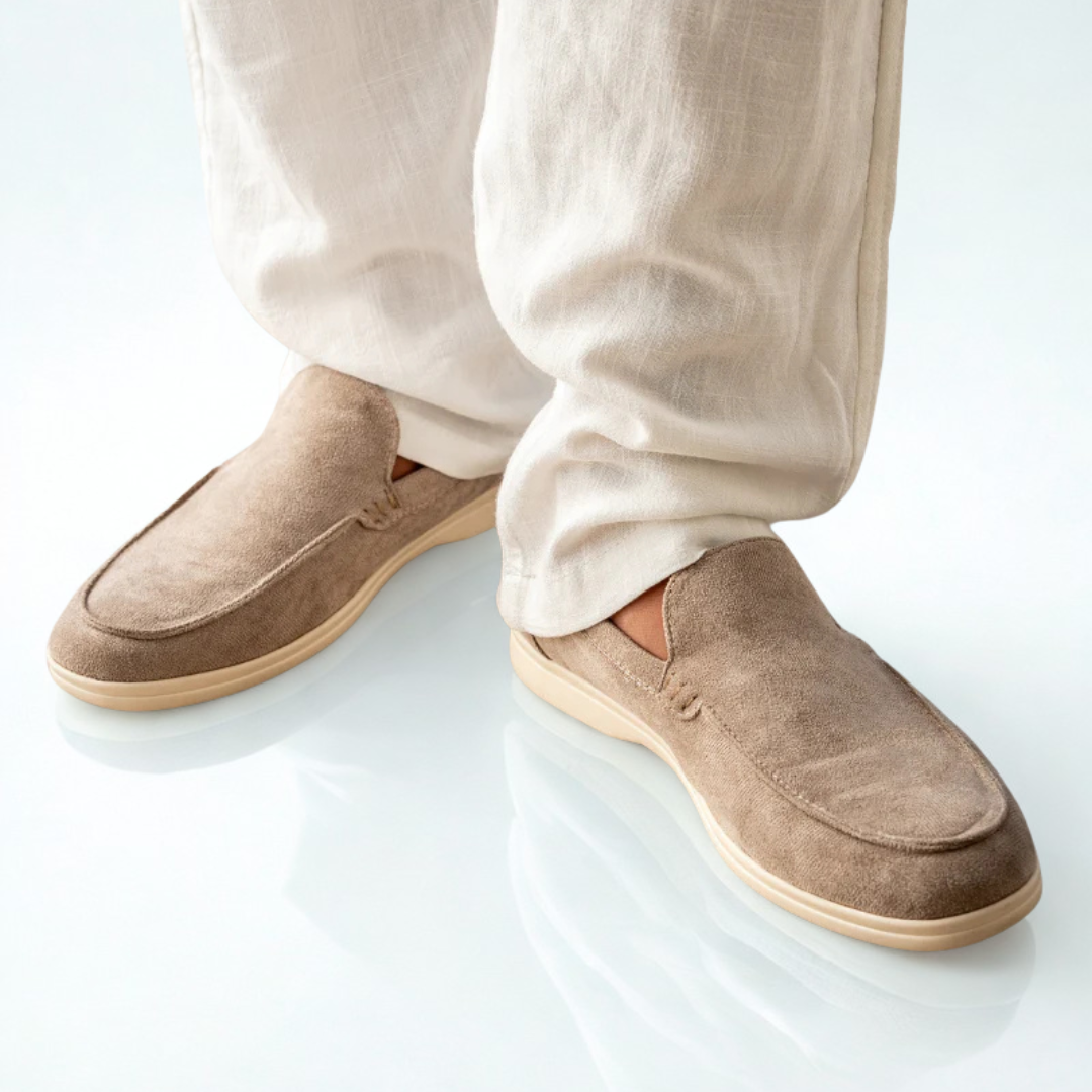 SUEDE LOAFERS