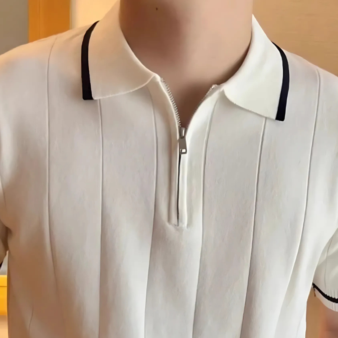 The Modena Zip Polo